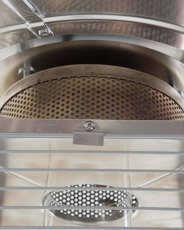 SUNRED Terrasverwarmer Gasvlambrander zwart 12.000 watt