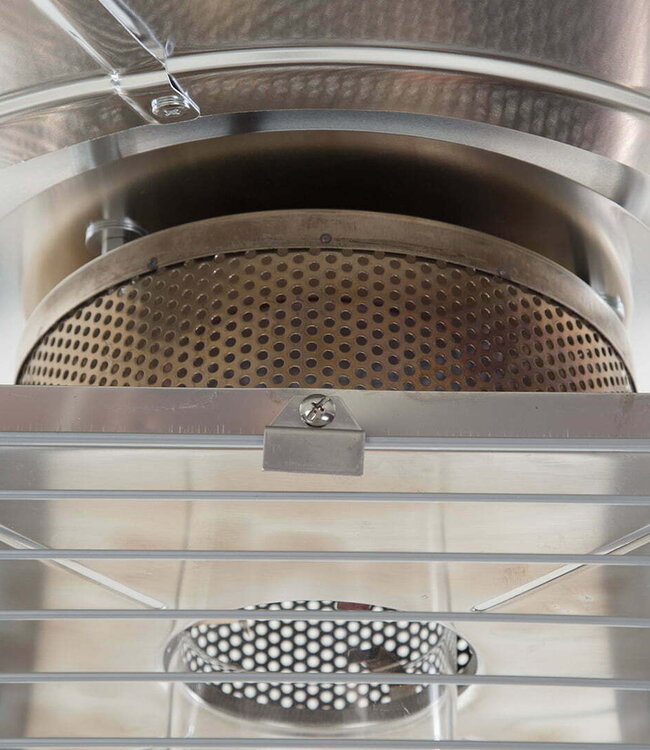 SUNRED Terrasverwarmer Gasvlambrander zwart 12.000 watt