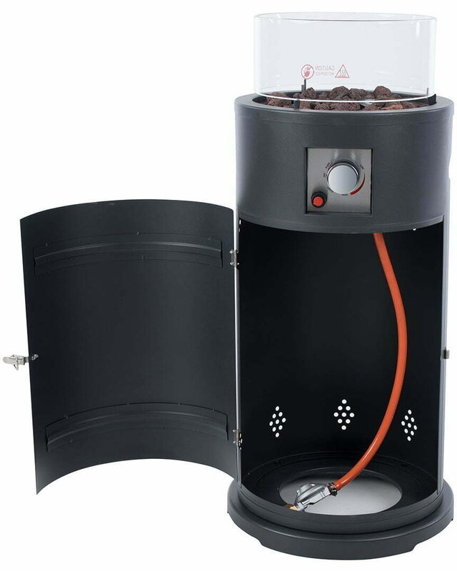SUNRED Terrasverwarmer Bogo Vlam Gas Grijs 10500 watt