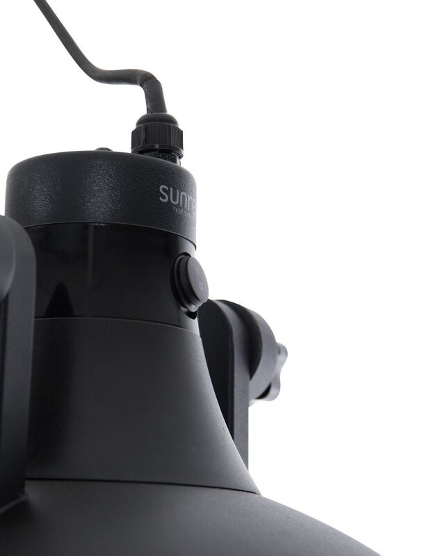 SUNRED Indus Bright hangend zwart 3000 watt