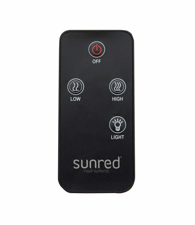 SUNRED Compact Artix Helder Hangend Zwart 1500 Watt