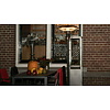 Terrasverwarmer Barcelona Helder staand zwart 1500 watt