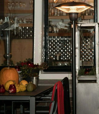 SUNRED Terrasverwarmer Barcelona Helder staand zwart 1500 watt