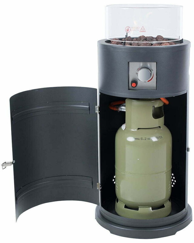 SUNRED Terrasverwarmer Bogo Vlam Gas Grijs 10500 watt