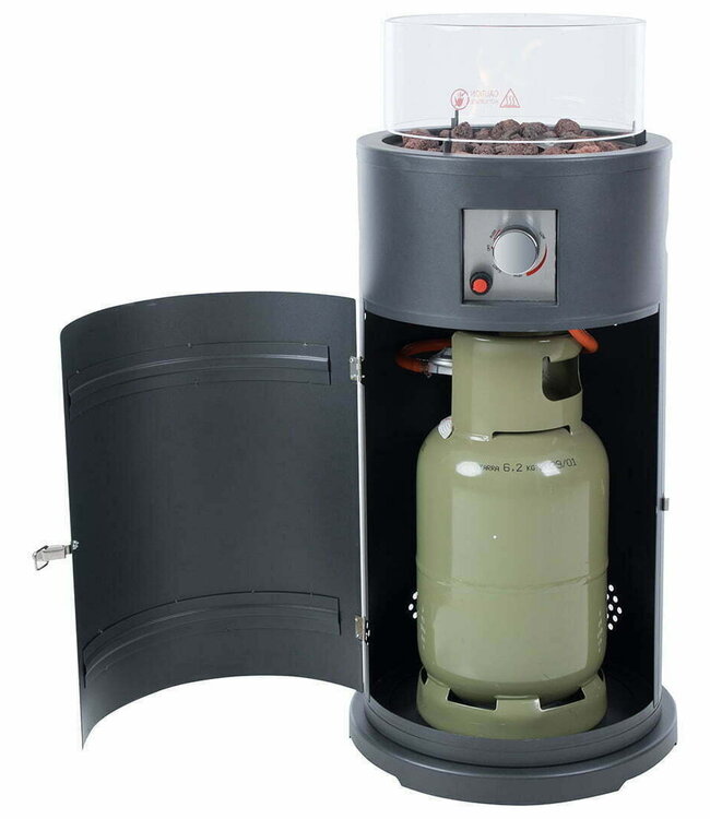 SUNRED Terrasverwarmer Bogo Vlam Gas Grijs 10500 watt