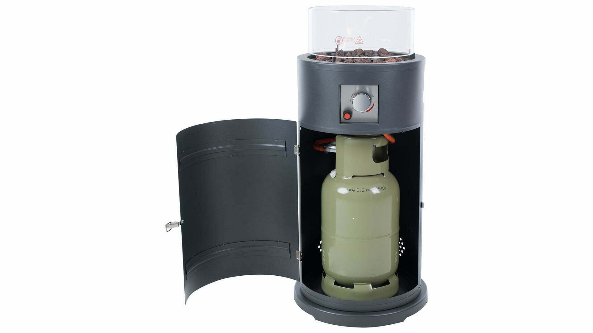 SUNRED Terrasverwarmer Bogo Vlam Gas Grijs 10500 watt
