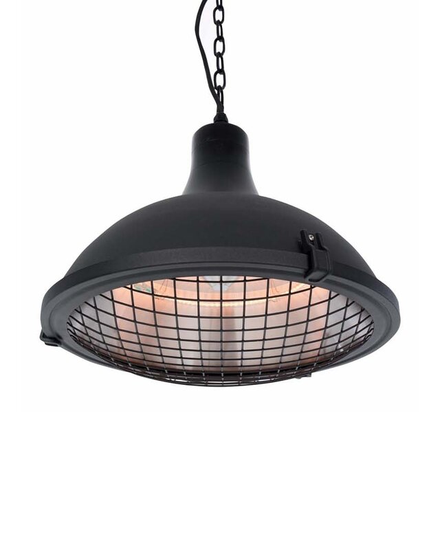 SUNRED Terrasverwarmer Indus II Helder Hangend Zwart 2100 Watt