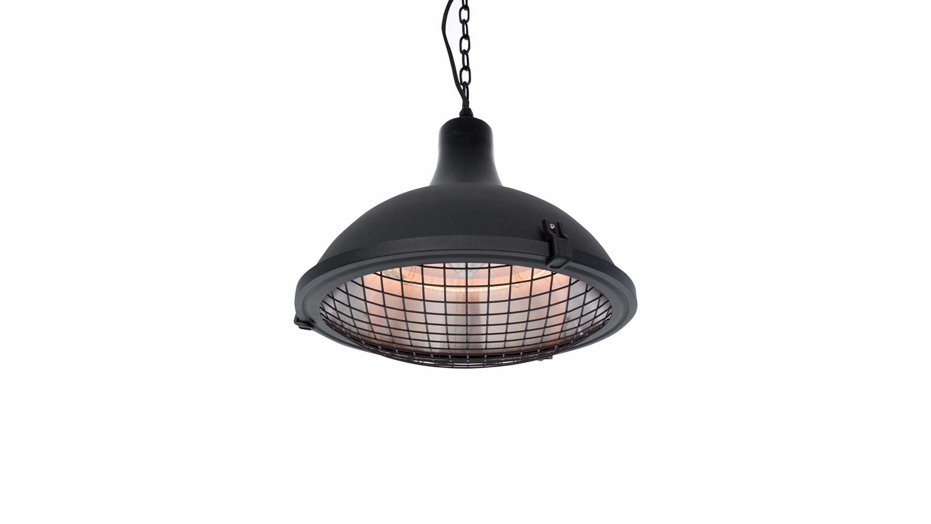 SUNRED Terrasverwarmer Indus II Helder Hangend Zwart 2100 Watt