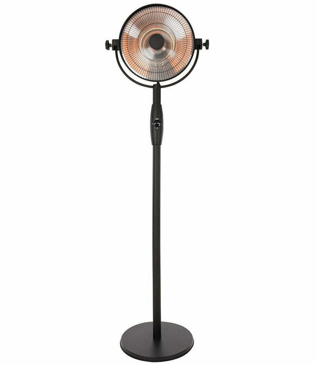 SUNRED Terrasverwarmer Retro Helder Staand Zwart 2100 watt