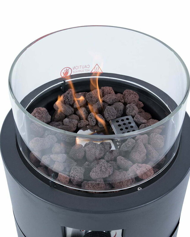 SUNRED Terrasverwarmer Bogo Vlam Gas Grijs 10500 watt