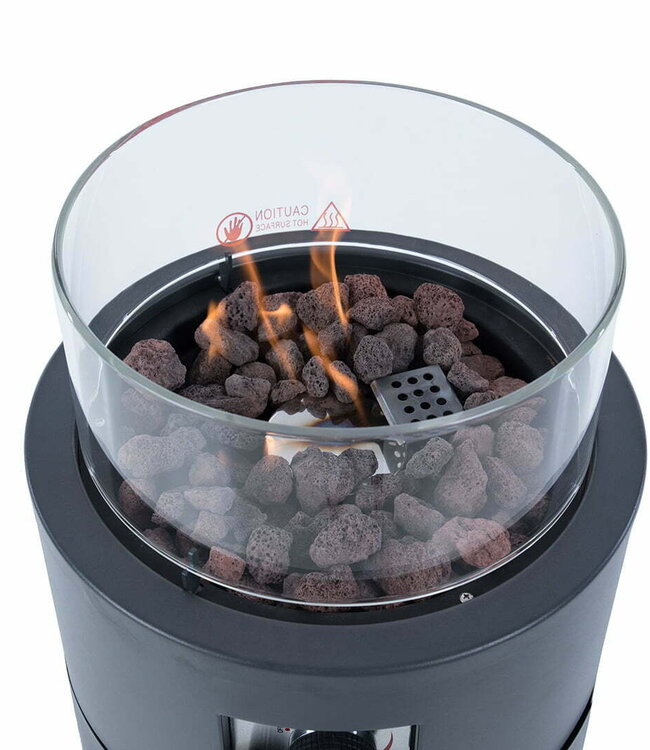 SUNRED Terrasverwarmer Bogo Vlam Gas Grijs 10500 watt