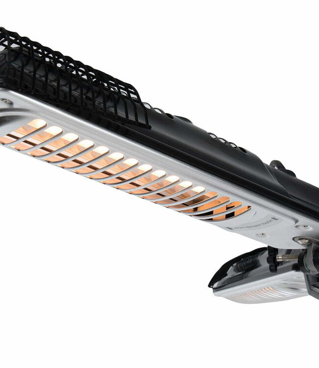 SUNRED Terrasverwarmer Bright parasol zwart 2000 watt