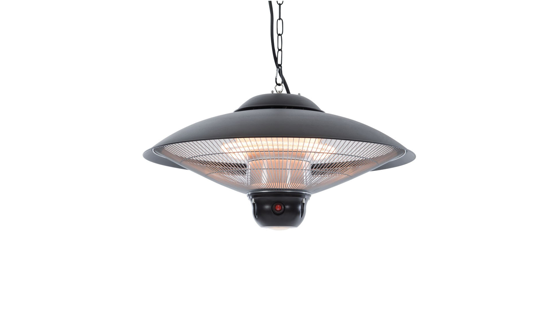 SUNRED Terrasverwarmer Sirius Helder Hangend Zwart 2100 Watt