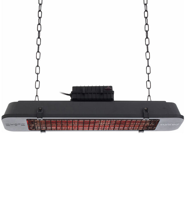 SUNRED Terrasverwarmer Vintage Donker Hangend Zwart 2500 Watt