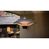 Terrasverwarmer Sirius Helder Hangend Zwart 2100 Watt