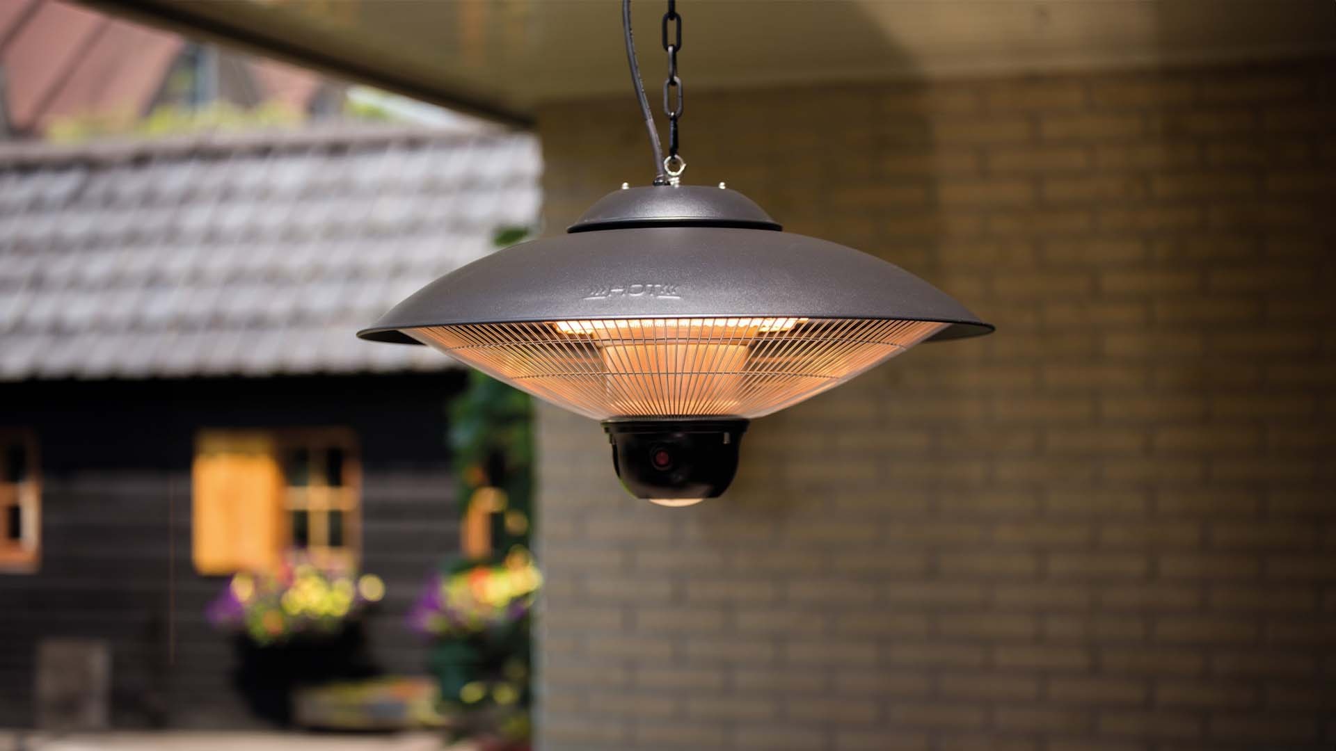 SUNRED Terrasverwarmer Sirius Helder Hangend Zwart 2100 Watt