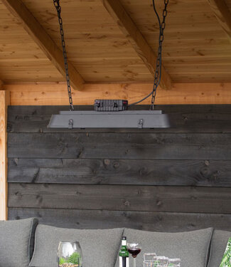 SUNRED Terrasverwarmer Vintage Donker Hangend Zwart 2500 Watt