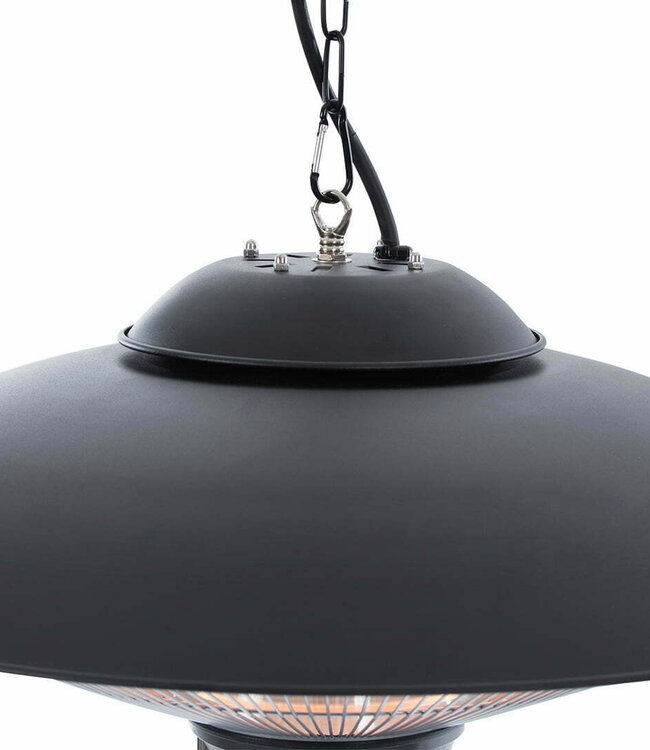 SUNRED Terrasverwarmer Sirius Helder Hangend Zwart 2100 Watt