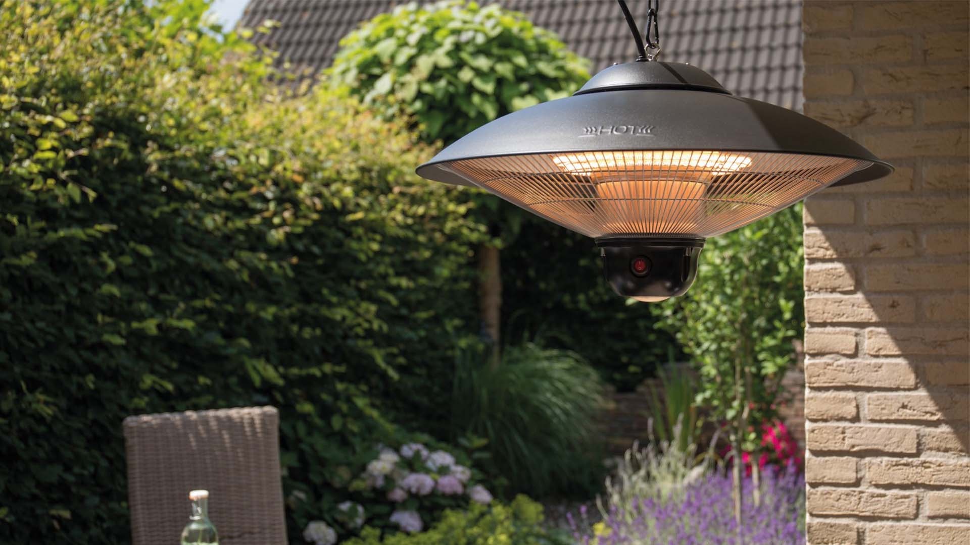 SUNRED Terrasverwarmer Sirius Helder Hangend Zwart 2100 Watt