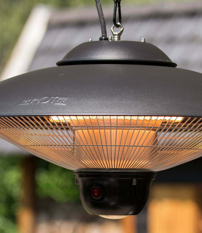 SUNRED Terrasverwarmer Sirius Helder Hangend Zwart 2100 Watt