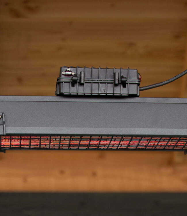 SUNRED Terrasverwarmer Vintage Donker Hangend Zwart 2500 Watt