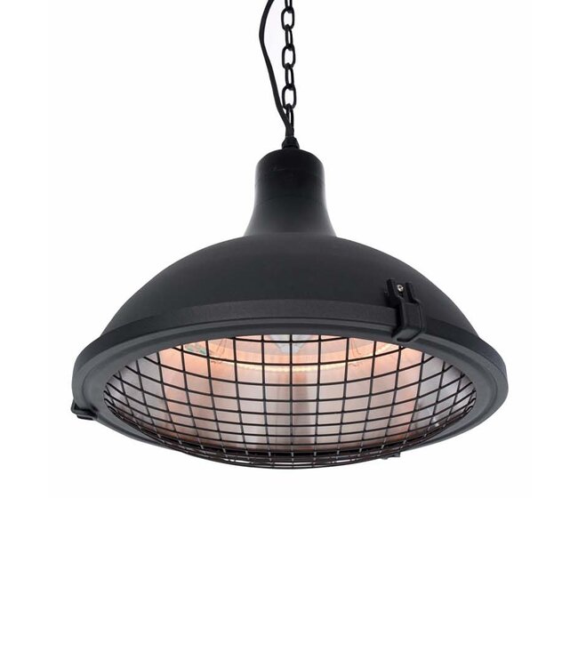 SUNRED Terrasverwarmer Indus II Helder Hangend Zwart 2100 Watt