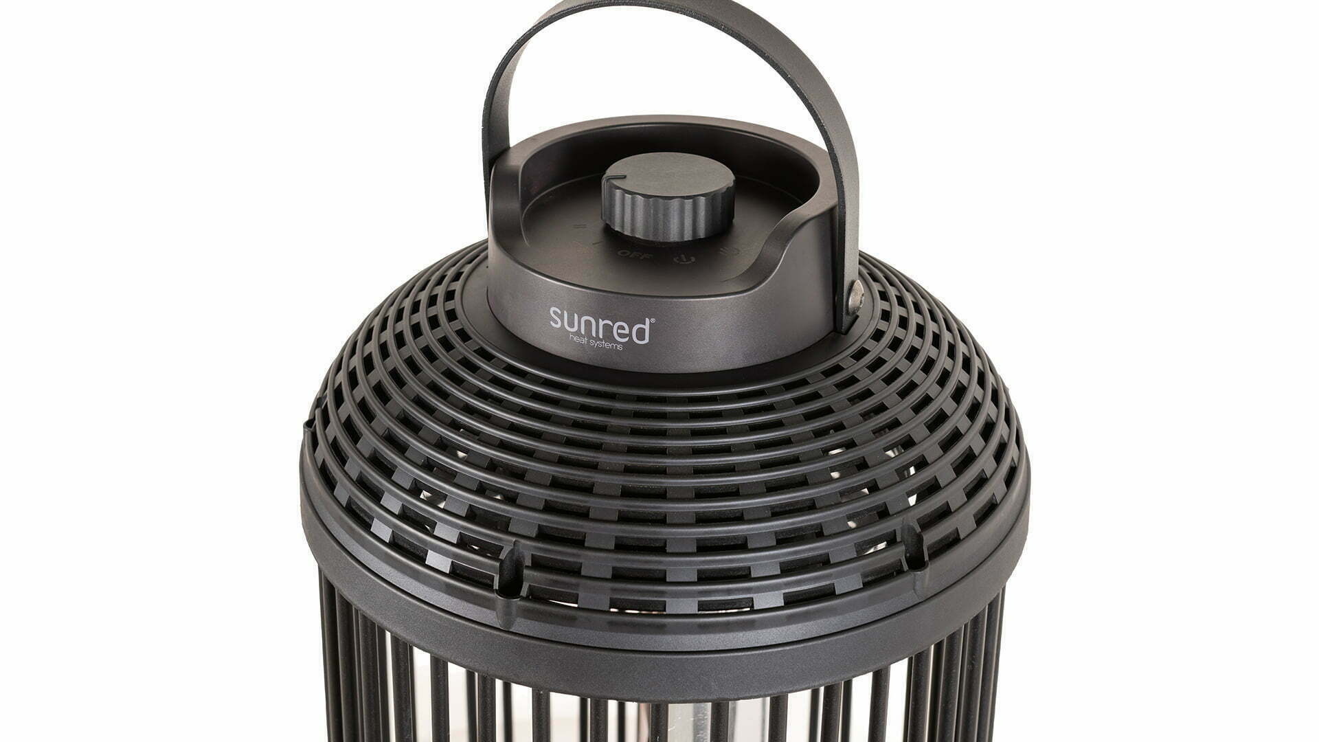 SUNRED Terrasverwarmer Indox Donker Tafelmodel Zwart 1200 Watt