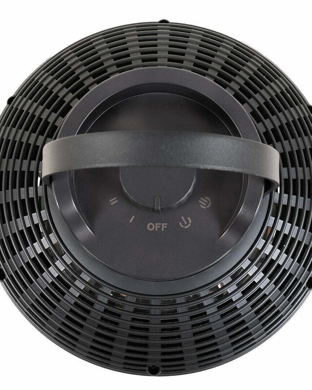 SUNRED Terrasverwarmer Indox Donker Tafelmodel Zwart 1200 Watt