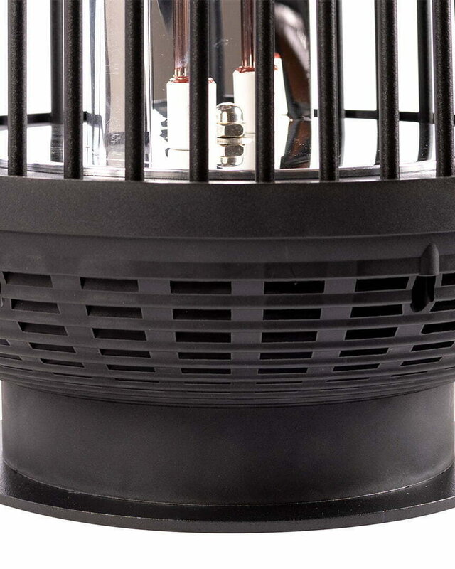 SUNRED Terrasverwarmer Indox Donker Tafelmodel Zwart 1200 Watt