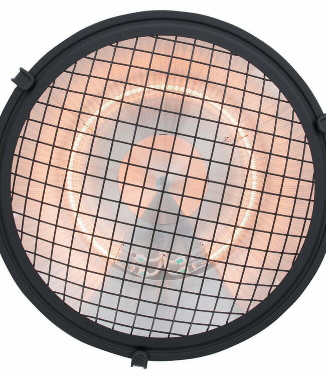 SUNRED Terrasverwarmer Indus II Helder Hangend Zwart 2100 Watt