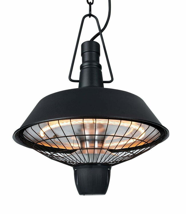 SUNRED Terrasverwarmer Indus Bright hangend zwart 2100 watt