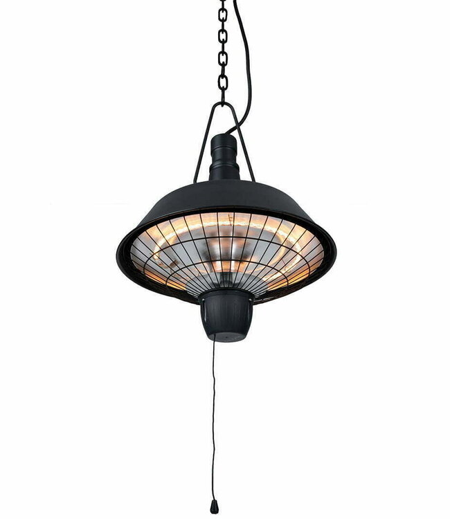 SUNRED Terrasverwarmer Indus Bright hangend zwart 2100 watt