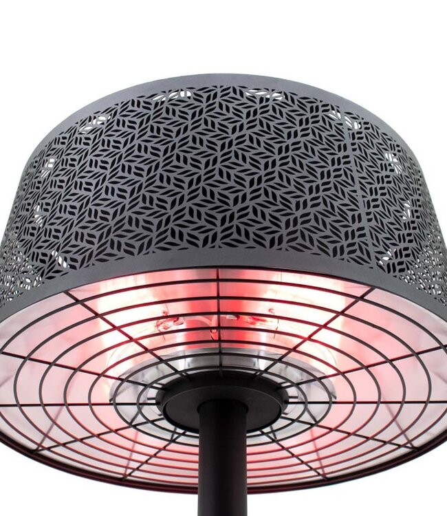 SUNRED Terrasverwarmer Moderna Artix Ultra Slim Staand Zwart 2000 watt