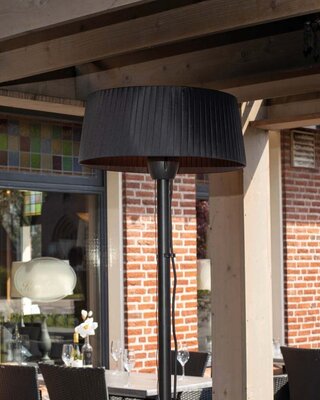 SUNRED Terrasverwarmer Artix Bright Staand Zwart 1500 Watt