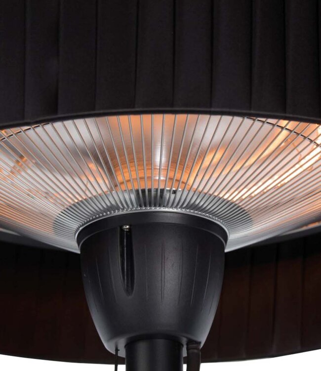 SUNRED Terrasverwarmer Artix Bright Staand Zwart 1500 Watt