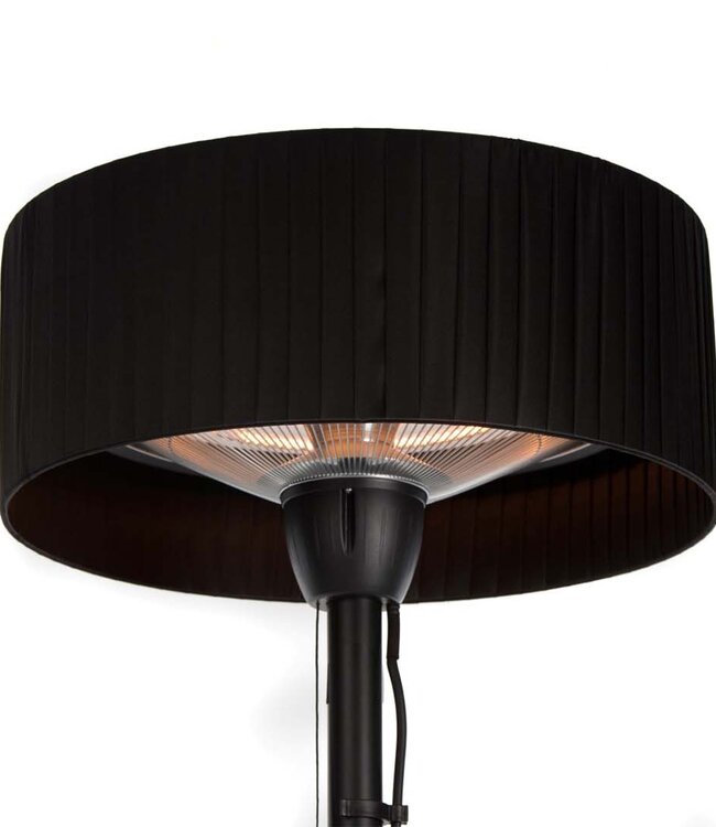 SUNRED Terrasverwarmer Artix Bright Staand Zwart 1500 Watt