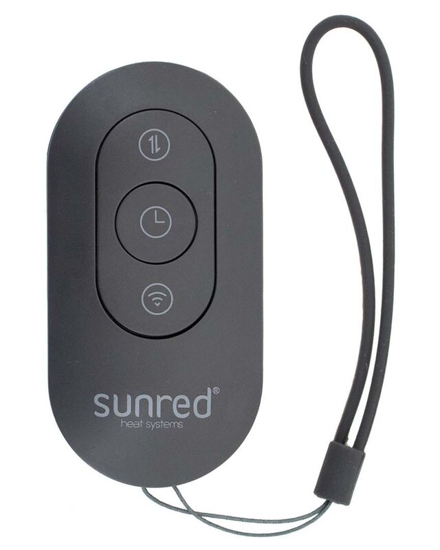 SUNRED Terrasverwarmer Moderna Artix Ultra Slim Staand Zwart 2000 watt