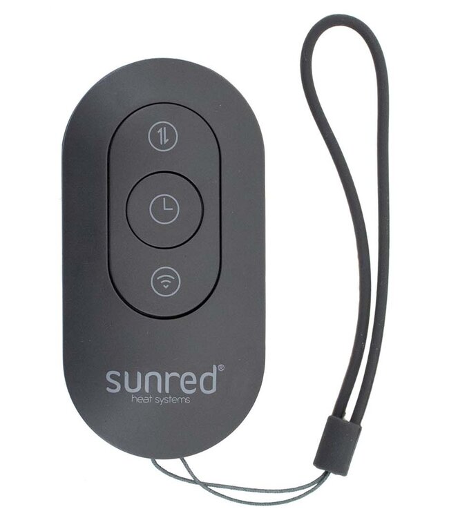 SUNRED Terrasverwarmer Moderna Artix Ultra Slim Staand Zwart 2000 watt