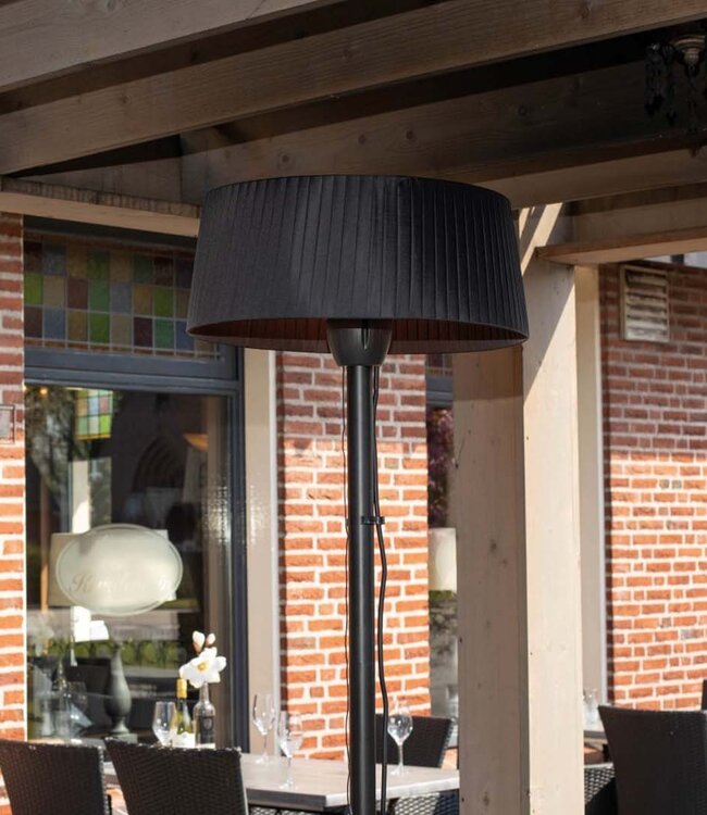 SUNRED Terrasverwarmer Artix Bright Staand Zwart 1500 Watt