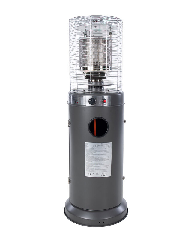 SUNRED Terrasverwarmer Propus Lounge gas grijs 10.000 watt