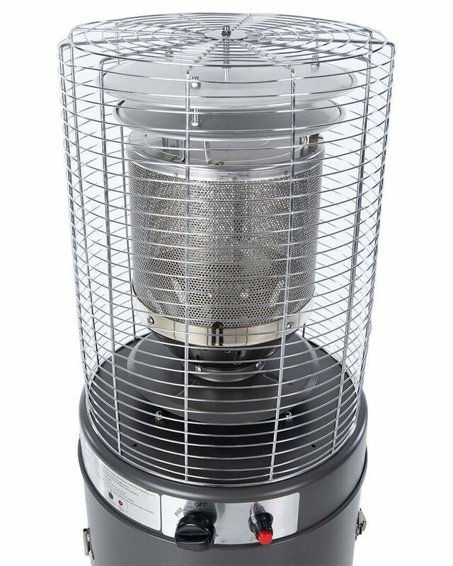 SUNRED Terrasverwarmer Propus Lounge gas grijs 10.000 watt