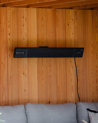 SUNRED Terrasverwarmer Nero Hangend/Wandmontage Zwart 2400 W