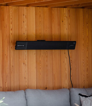 SUNRED Terrasverwarmer Nero Hangend/Wandmontage Zwart 2400 W