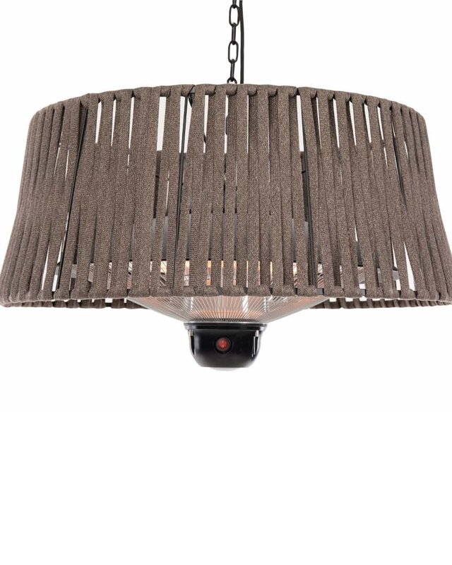 SUNRED Terrasverwarmer Artix Corda Bright Hangend Bruin 1800 Watt