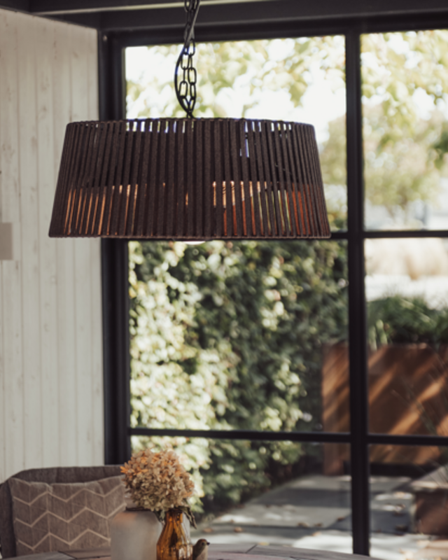 SUNRED Terrasverwarmer Artix Corda Bright Hangend Bruin 1800 Watt