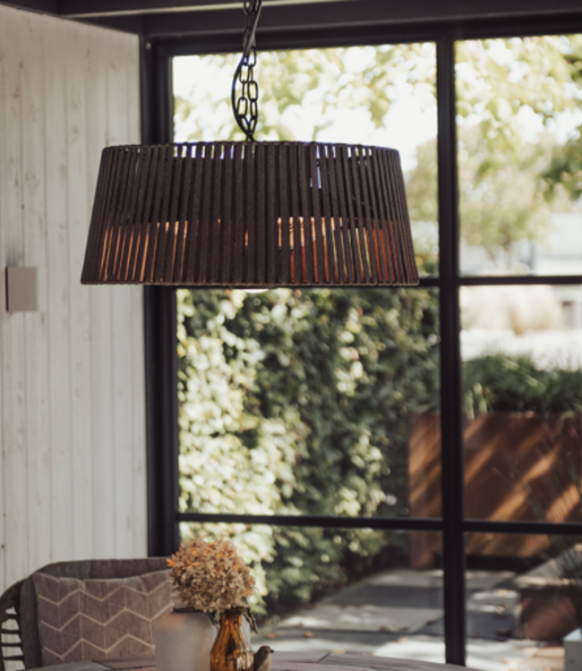 SUNRED Terrasverwarmer Artix Corda Bright Hangend Bruin 1800 Watt