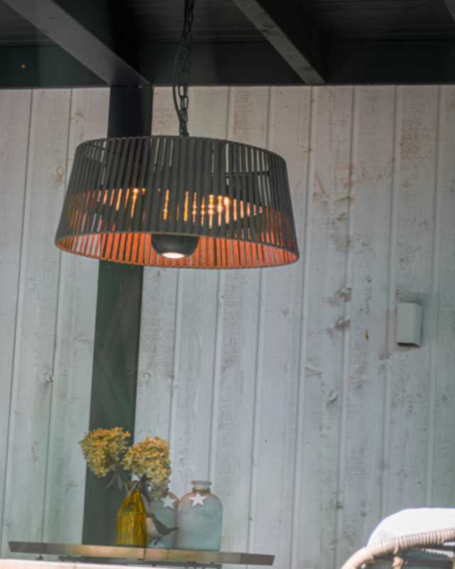SUNRED Terrasverwarmer Artix Corda Bright Hangend Bruin 1800 Watt