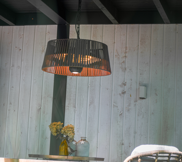 SUNRED Terrasverwarmer Artix Corda Bright Hangend Bruin 1800 Watt