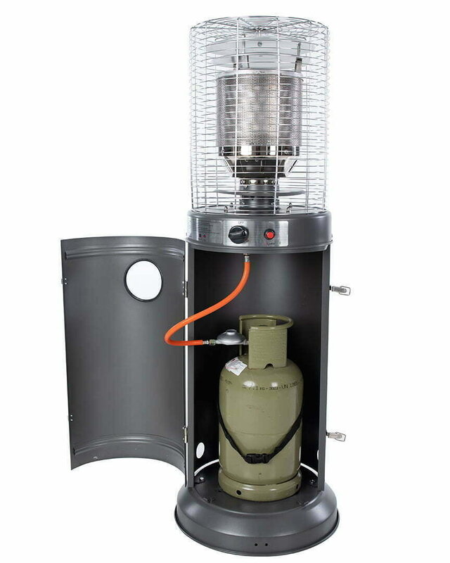 SUNRED Terrasverwarmer Propus Lounge gas grijs 10.000 watt