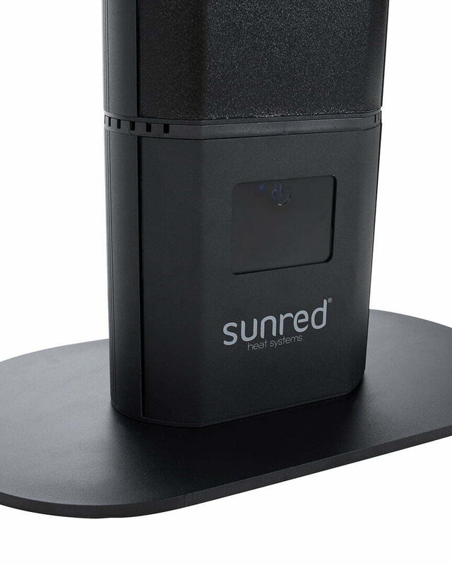 SUNRED Valencia Lounge Donker Staand Zwart 3000 Watt